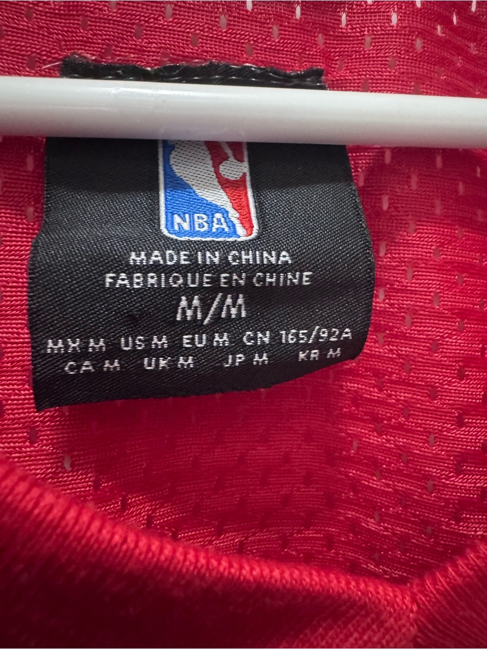 NBA Chicago Bulls basketball Red cropped Jersey Top women size M - Picture 2 of 5